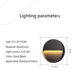 Load image into Gallery viewer, Terra Series - Minimalist Round Outdoor LED Wall Light - Valo Hetki
