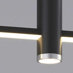 Load image into Gallery viewer, Orbit Series - Sleek Black Gold LED Ceiling Pendant Lamp - Valo Hetki
