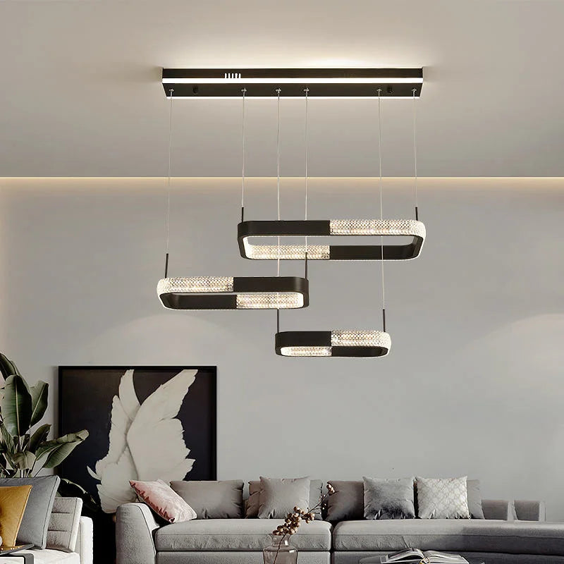 Halo Series - Modern LED Circle Ring Chandelier - Valo Hetki