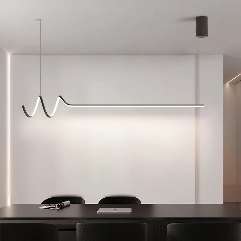 Halo Series - Sleek Contemporary LED Pendant Chandelier - Valo Hetki