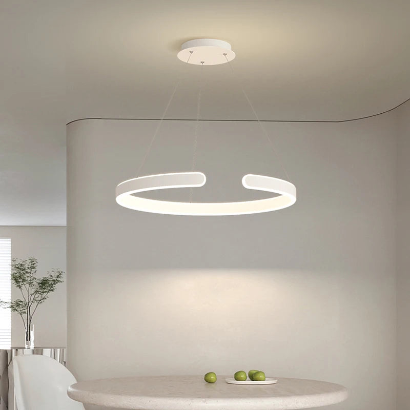 Halo Series - Luxury Modern LED Circle Pendant Chandelier - Valo Hetki