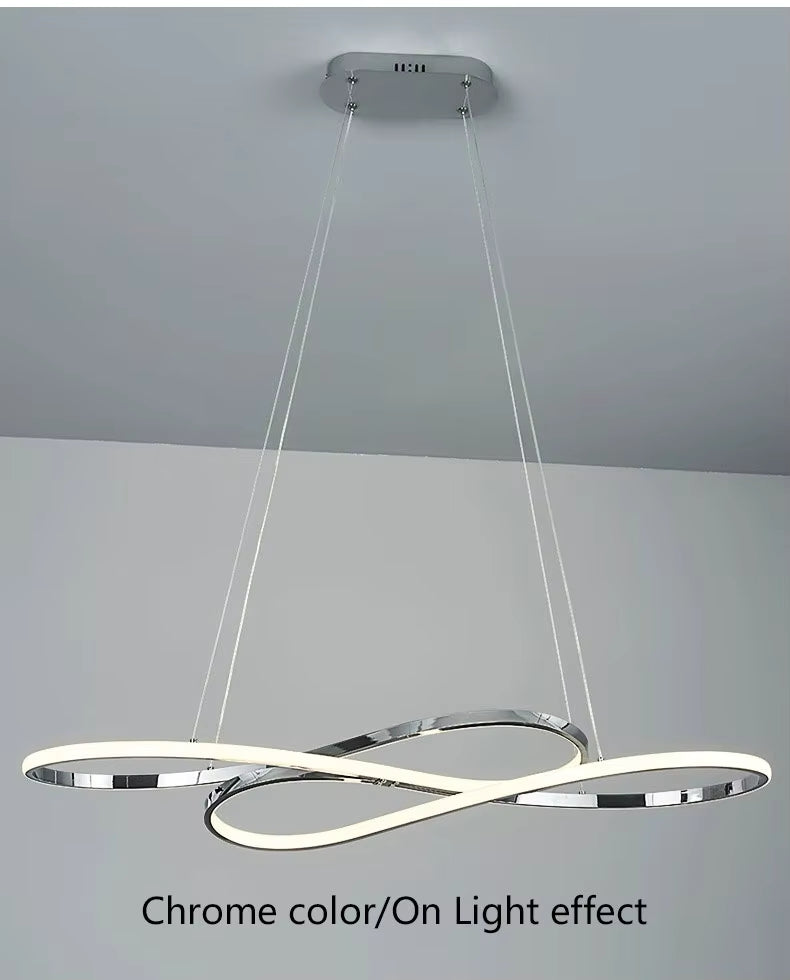 Halo Series - Elegant Spiral Modern LED Chandelier Pendant - Valo Hetki