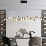Load image into Gallery viewer, Orbit Series - Sleek Linear LED Pendant Chandelier - Valo Hetki
