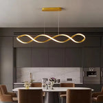Load image into Gallery viewer, Halo Series - Luxury Spiral Custom LED Chandelier Fixtures - Valo Hetki
