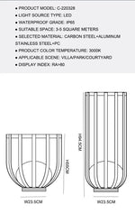 Load image into Gallery viewer, Terra Series - Cage-Style LED Outdoor Light with Planter/Tabletop Option - Valo Hetki
