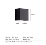 Load image into Gallery viewer, Terra Series - Modern Outdoor Square LED Wall Light - Valo Hetki
