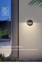 Load image into Gallery viewer, Terra Series - Minimalist Round Outdoor LED Wall Light - Valo Hetki
