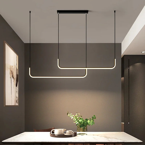 Orbit Series - Nordic Modern Minimalist LED Dining Chandelier - Valo Hetki