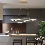 Load image into Gallery viewer, Halo Series - Elegant Spiral Modern LED Chandelier Pendant - Valo Hetki
