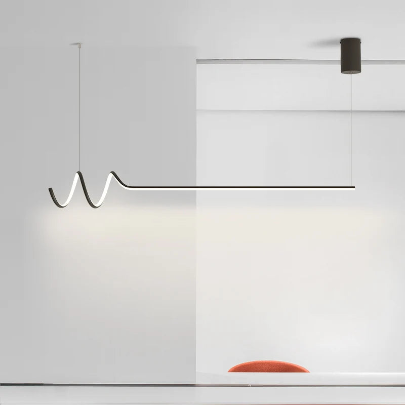 Halo Series - Sleek Contemporary LED Pendant Chandelier - Valo Hetki