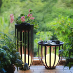 Load image into Gallery viewer, Terra Series - Cage-Style LED Outdoor Light with Planter/Tabletop Option - Valo Hetki
