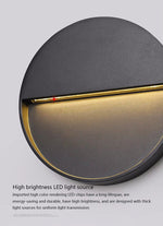 Load image into Gallery viewer, Terra Series - Minimalist Round Outdoor LED Wall Light - Valo Hetki
