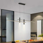 Load image into Gallery viewer, Orbit Series - Sleek Black Gold LED Ceiling Pendant Lamp - Valo Hetki
