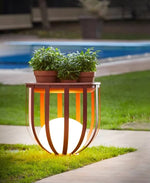 Load image into Gallery viewer, Terra Series - Cage-Style LED Outdoor Light with Planter/Tabletop Option - Valo Hetki
