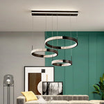 Load image into Gallery viewer, Halo Series - Modern LED Circle Ring Chandelier - Valo Hetki
