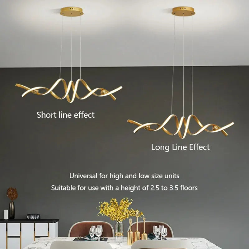 Halo Series - Modern LED Luxury Dining Ceiling Pendant - Valo Hetki