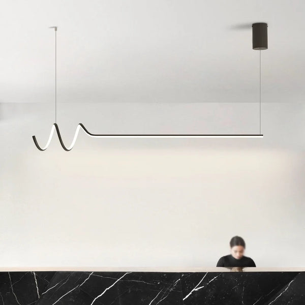 Halo Series - Sleek Contemporary LED Pendant Chandelier - Valo Hetki