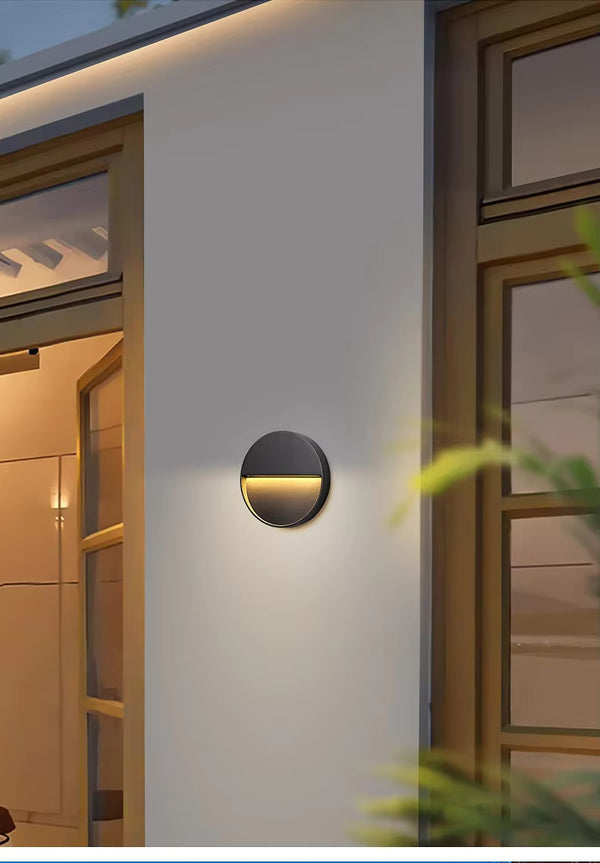 Terra Series - Minimalist Round Outdoor LED Wall Light - Valo Hetki