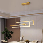 Load image into Gallery viewer, Orbit Series - Luxury Nordic Gold Black LED Chandelier - Valo Hetki
