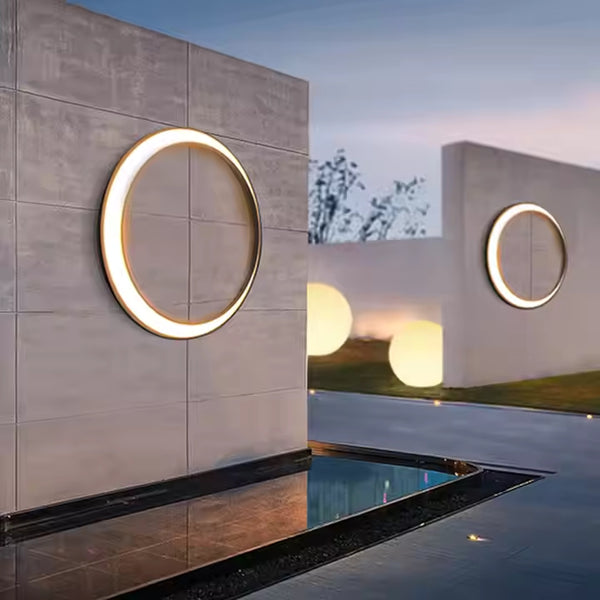 Terra Series - Modern Circular LED Outdoor Wall Light - Valo Hetki
