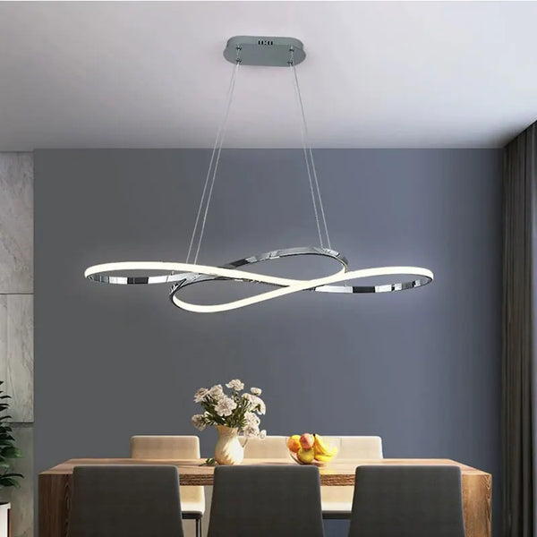 Halo Series - Elegant Spiral Modern LED Chandelier Pendant - Valo Hetki