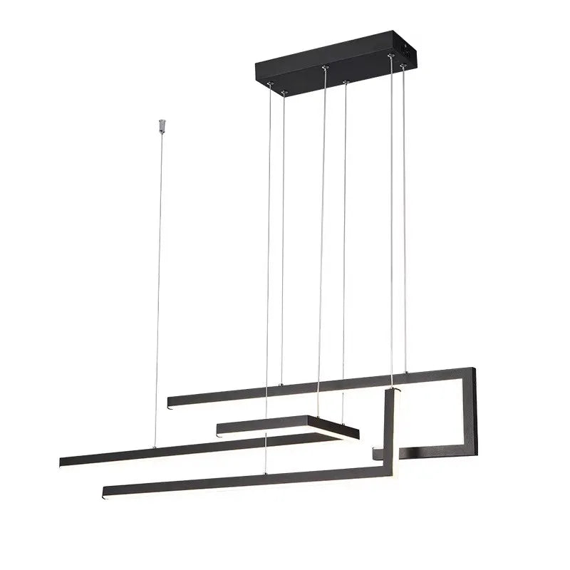 Orbit Series - Luxury Nordic Gold Black LED Chandelier - Valo Hetki