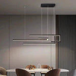 Load image into Gallery viewer, Orbit Series - Luxury Nordic Gold Black LED Chandelier - Valo Hetki
