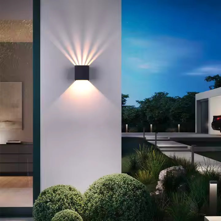 Terra Series - Modern Outdoor Square LED Wall Light - Valo Hetki