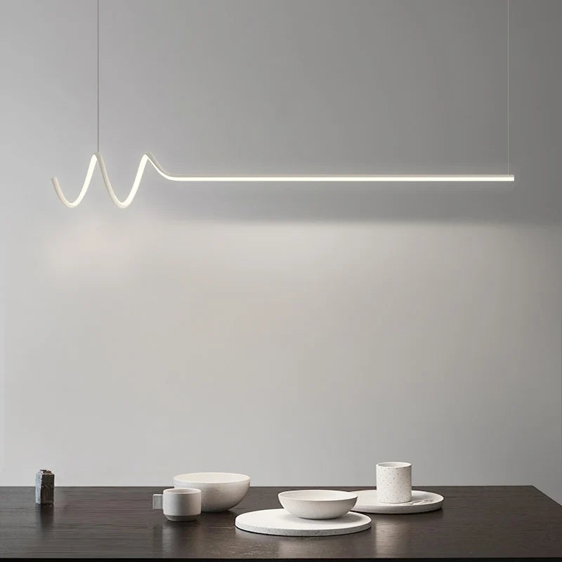 Halo Series - Sleek Contemporary LED Pendant Chandelier - Valo Hetki