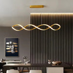 Load image into Gallery viewer, Halo Series - Luxury Spiral Custom LED Chandelier Fixtures - Valo Hetki
