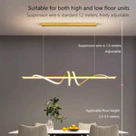 Load image into Gallery viewer, Halo Series - Elegant Modern LED Twist Chandelier - Valo Hetki
