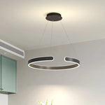 Load image into Gallery viewer, Halo Series - Luxury Modern LED Circle Pendant Chandelier - Valo Hetki
