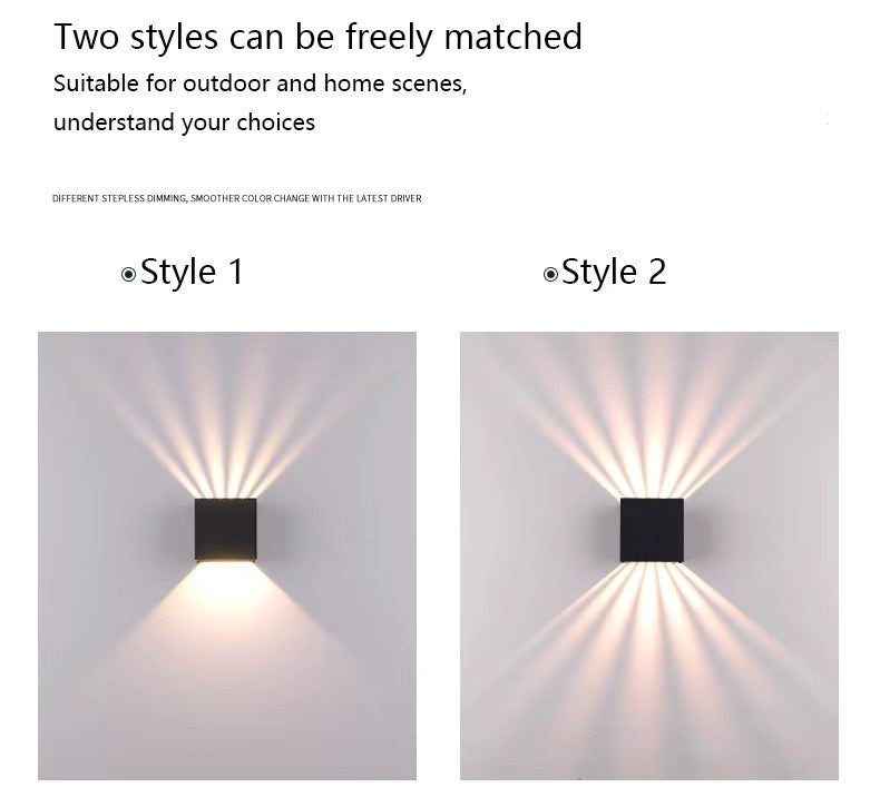 Terra Series - Modern Outdoor Square LED Wall Light - Valo Hetki
